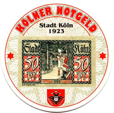 kln k-nw reissdorf notgeld 6b (rund215-50 pf-stadt koln)